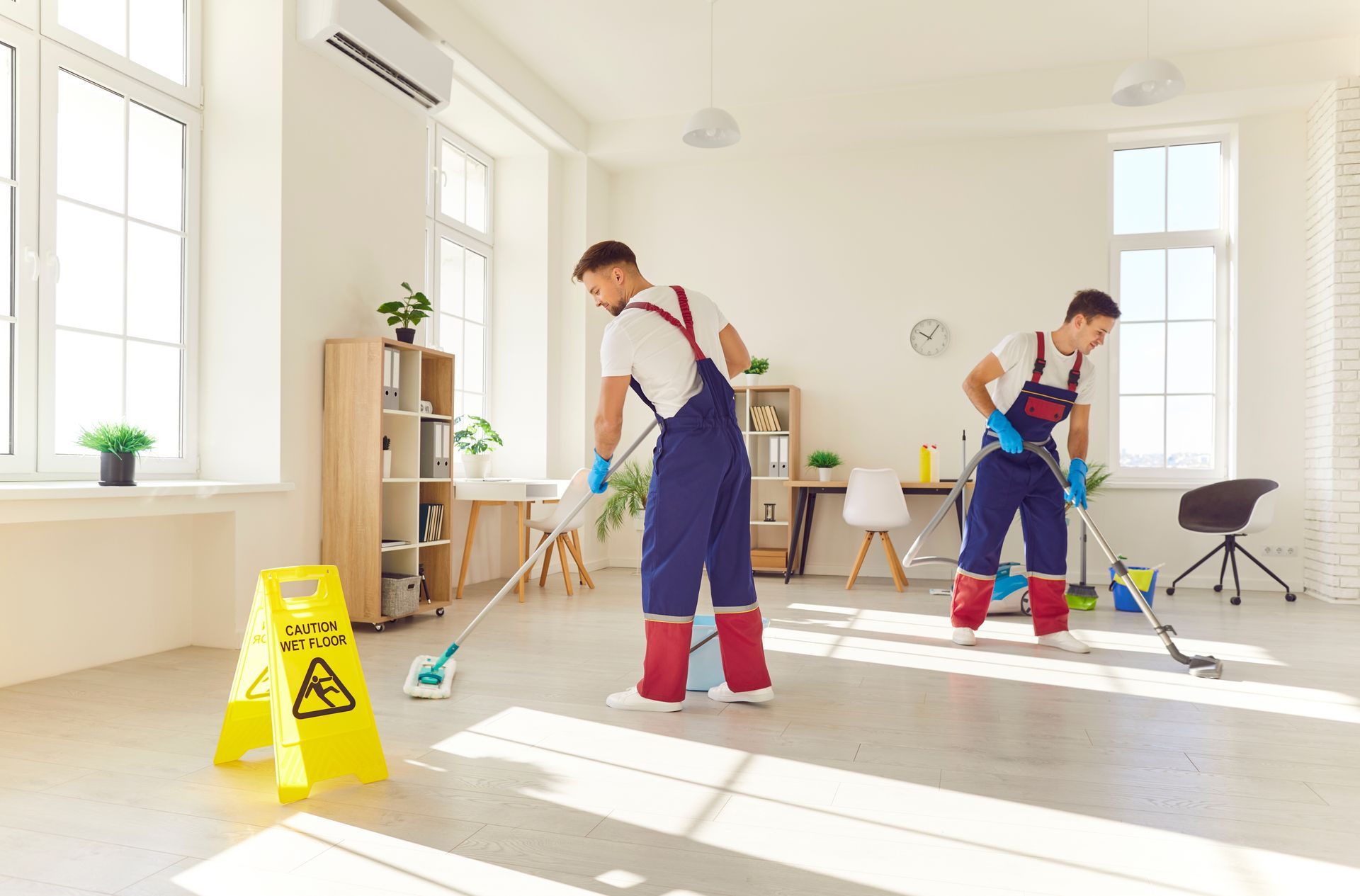 Cleaning residential floor