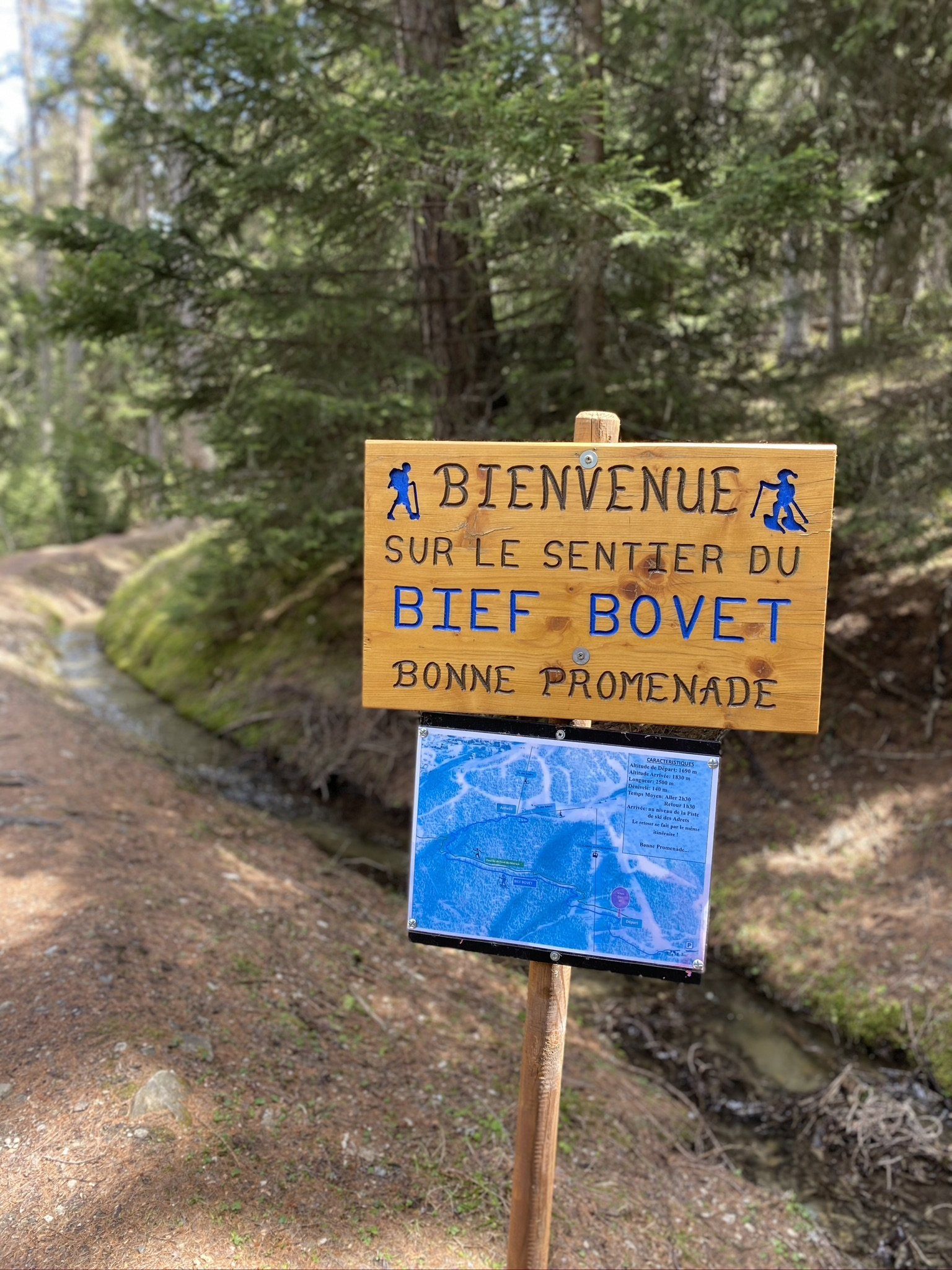 Bief Bovet Walk in La Plagne