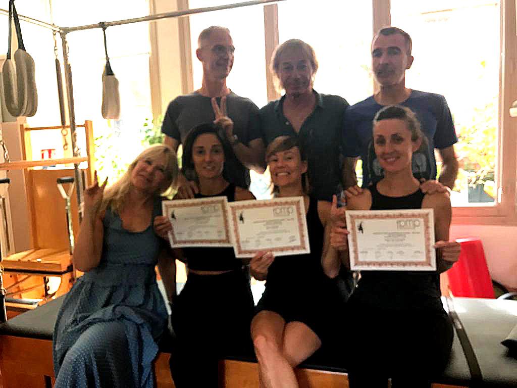 Les certifiés de la formation pilates