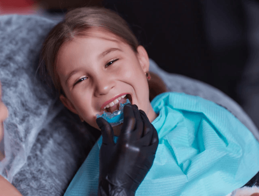 Litte Girl with Invisalign In Montebello