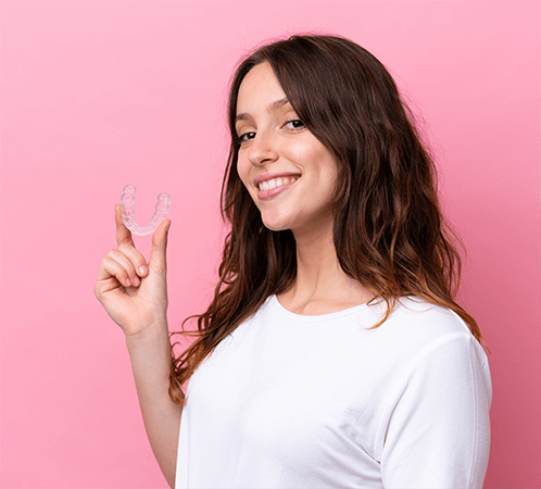 Girl with invisalign braces In Montebello