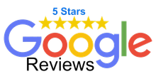 5 star Google Reviews