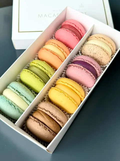 Degustacinis macarons rinkinys 8 vnt.