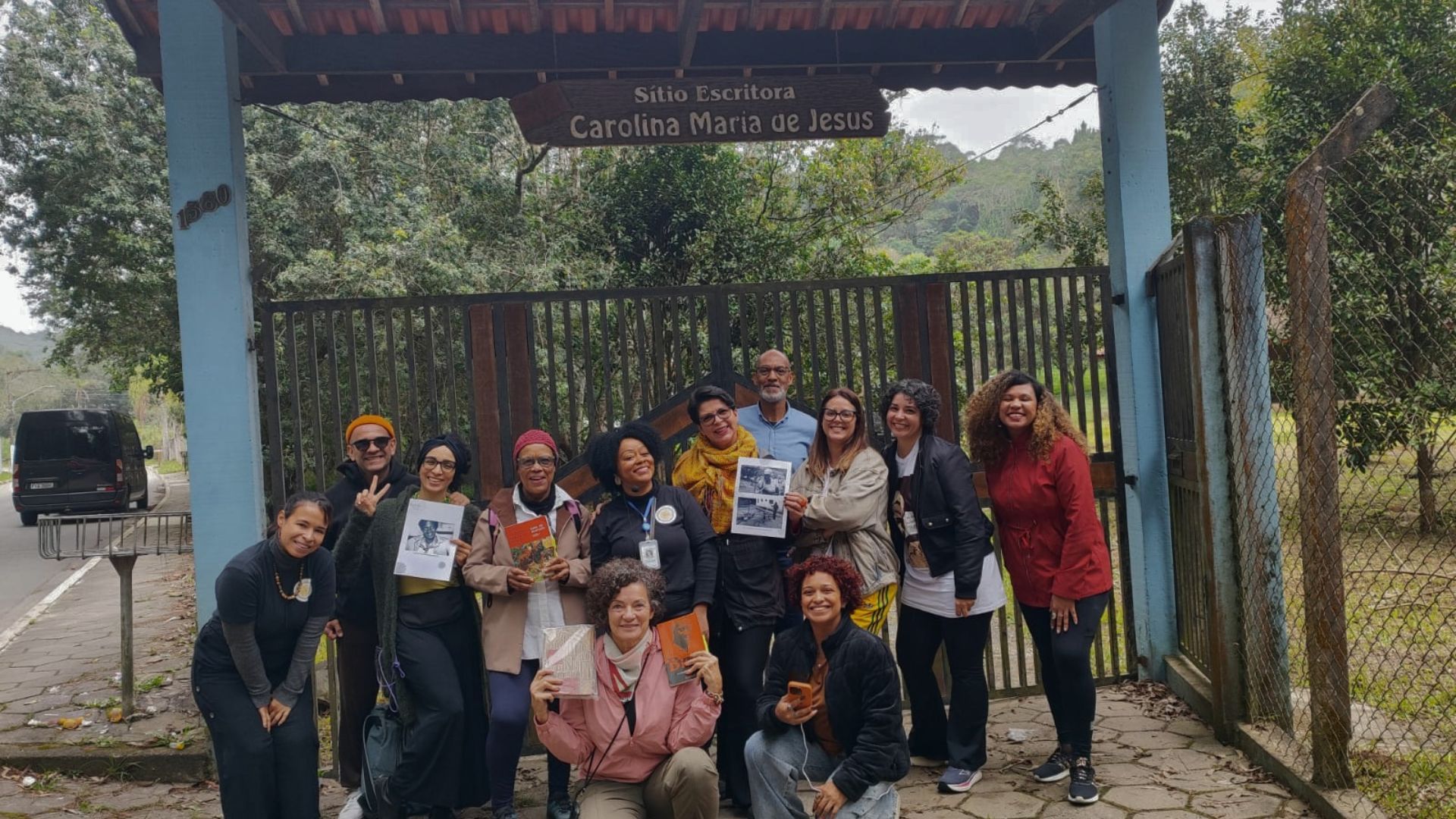 Percurso de afroturismo sobre Carolina Maria de Jesus em Parelheiros, São Paulo