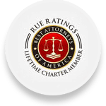 The logo for the best attorneys of america lifetime charter member.