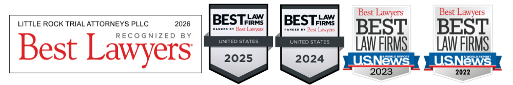Logos for Best Lawyers, Best Law Firms, and associated years.