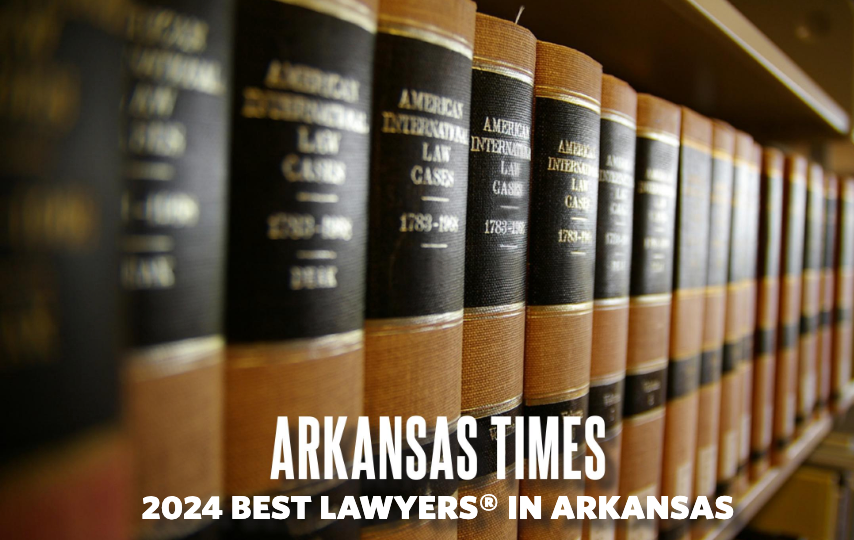 A row of arkansas times 2024 best lawyers in arkansas