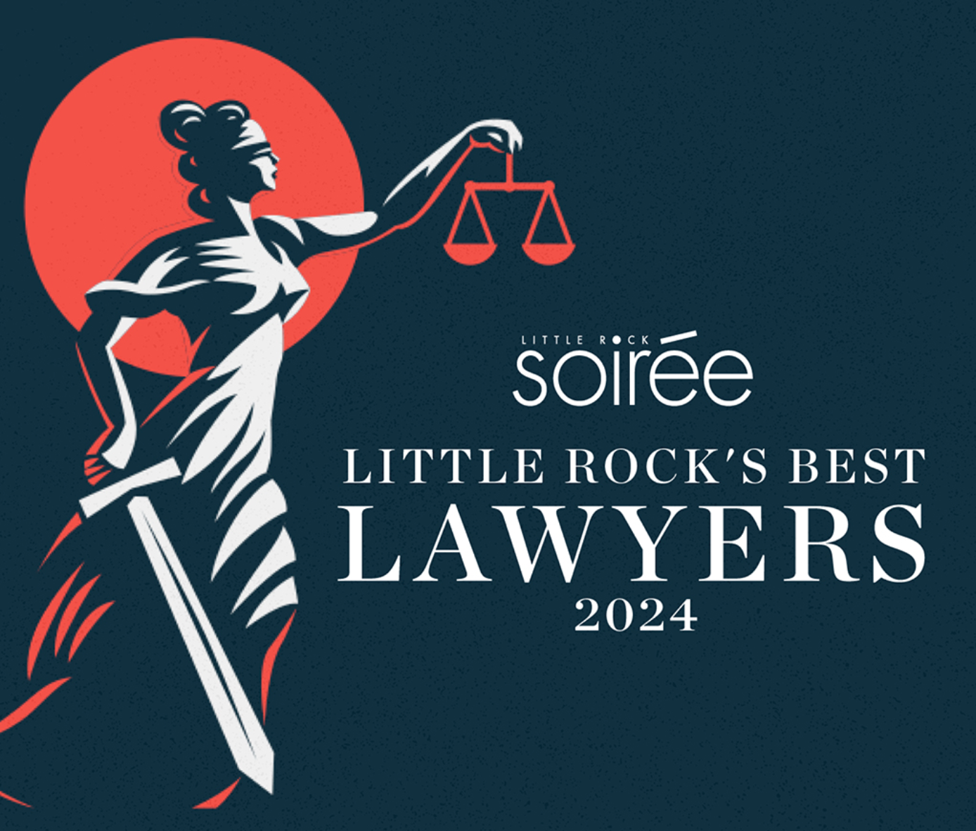 A logo for little rock 's best lawyers in 2024
