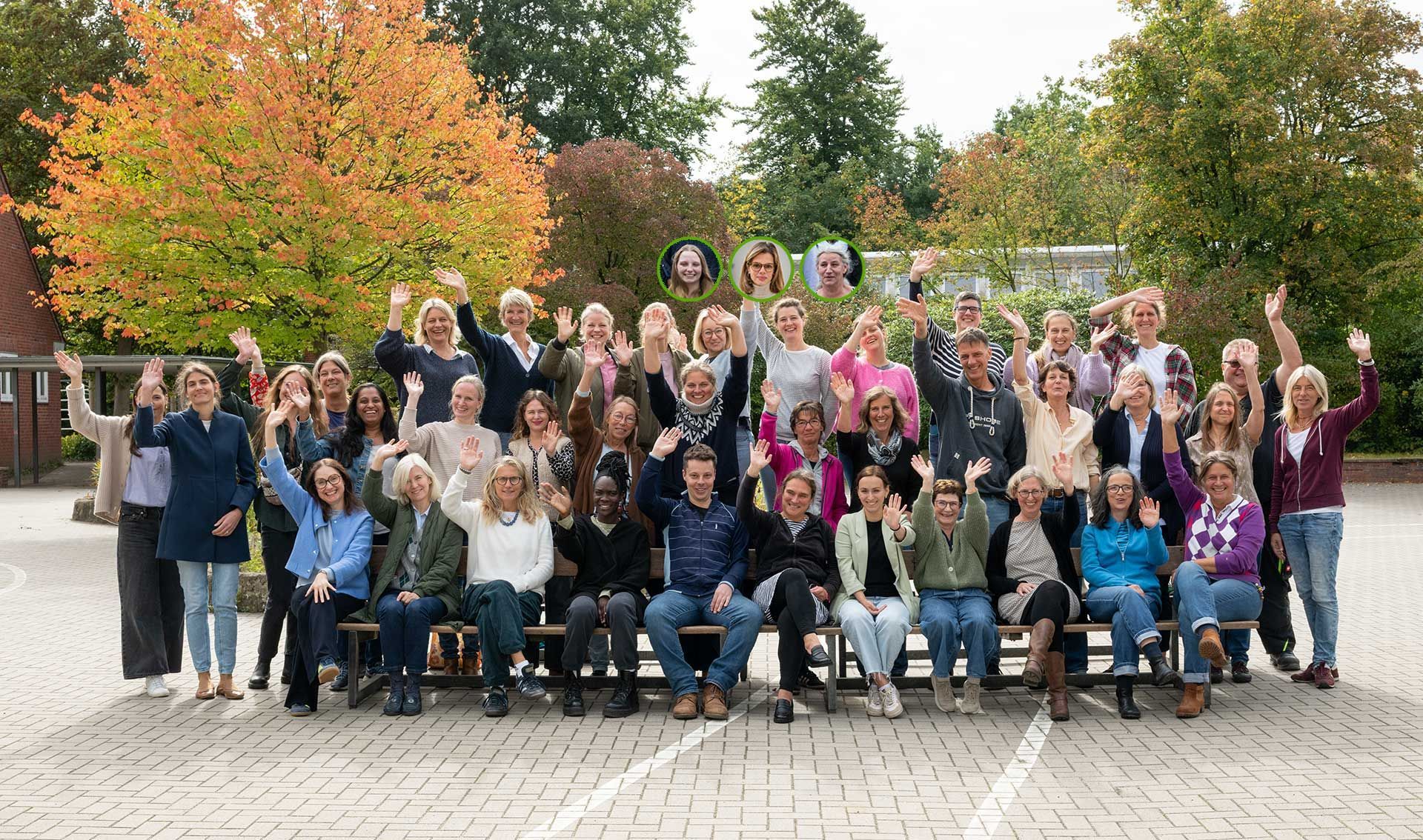 Das Kollegium der Schule Iserbrook