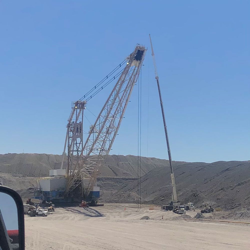 Huge Crane — Gillette, WY — Black Hawk Crane & Rigging Inc