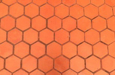 dallas-hexagonal-orange-red-stamped-pattern