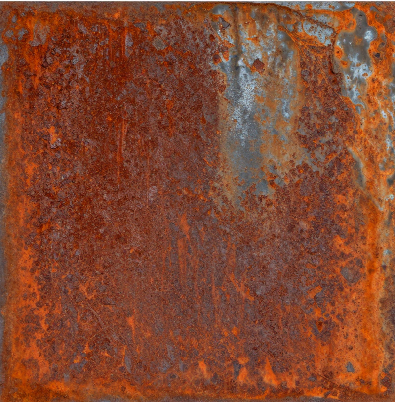 Lastra corten arrugginita