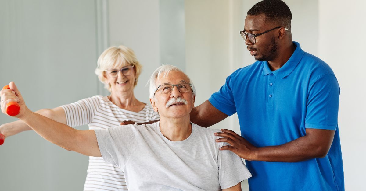 seniors in skilled nursing and rehabilitation