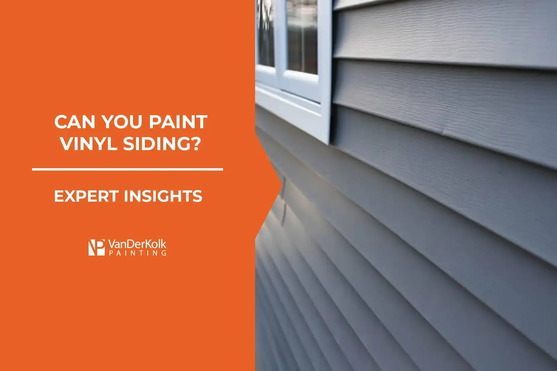 can you paint vinyl siding?
