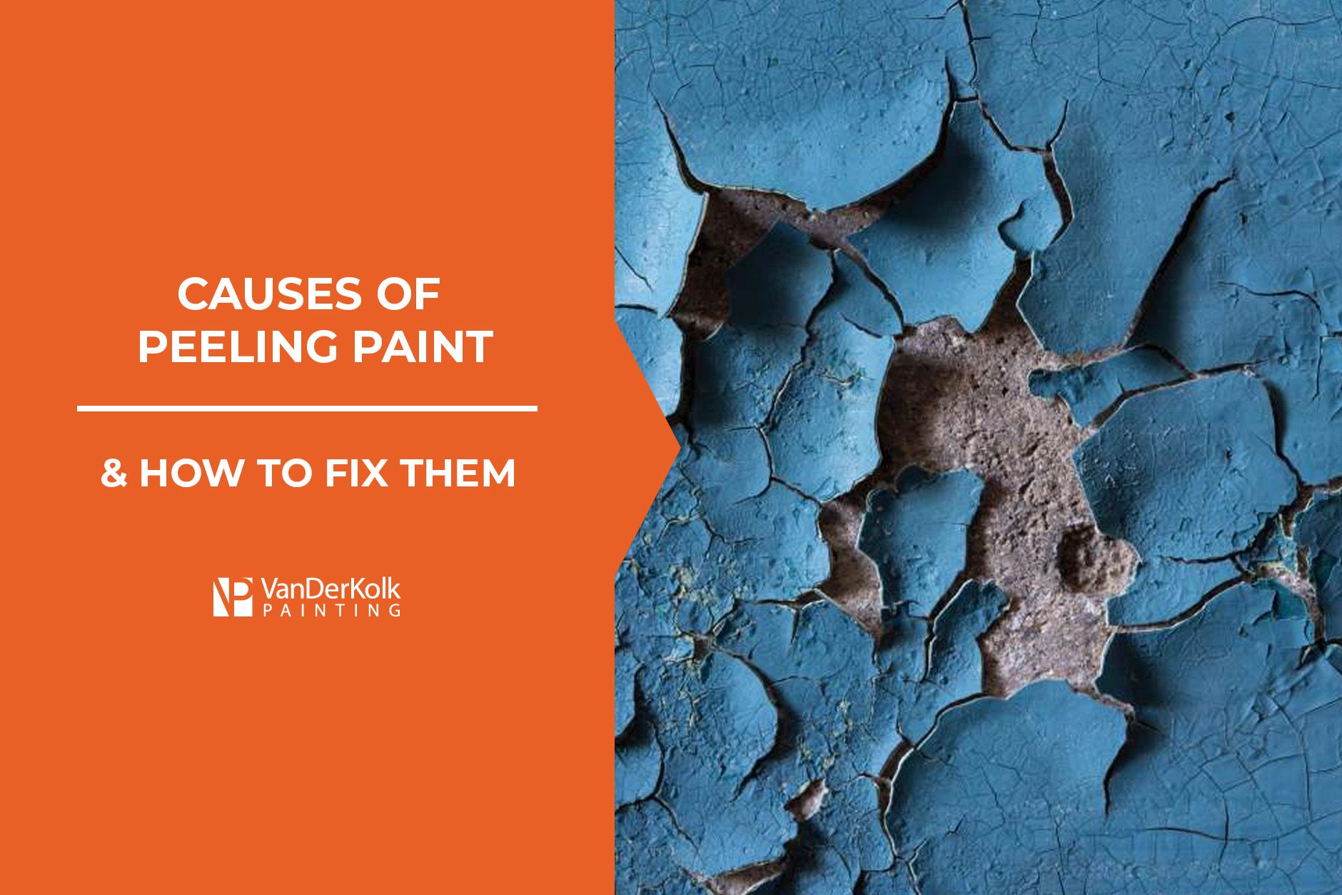 Causes of peeling paint and how to fix them