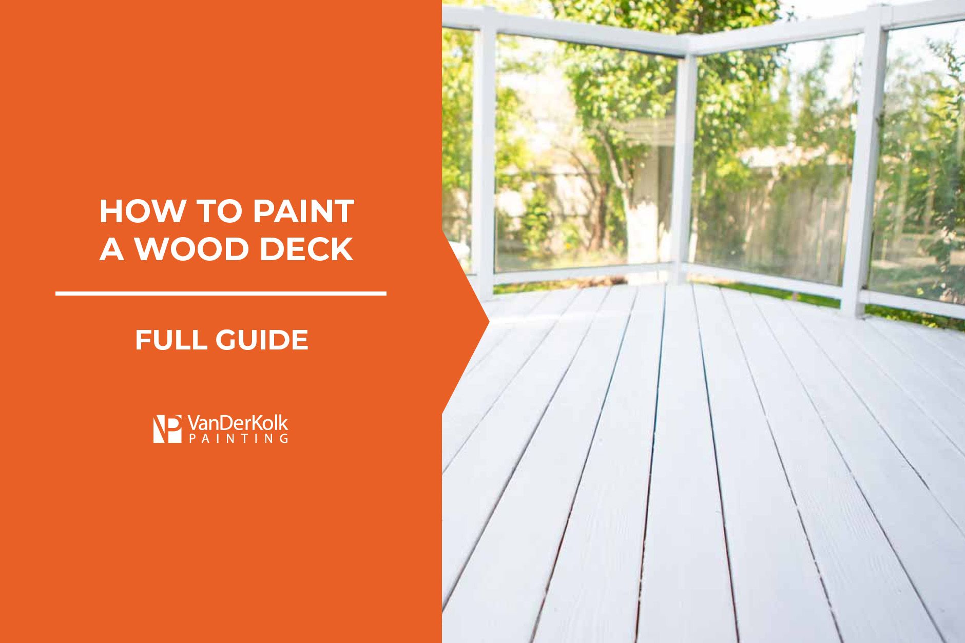 How to Paint a Wood Deck