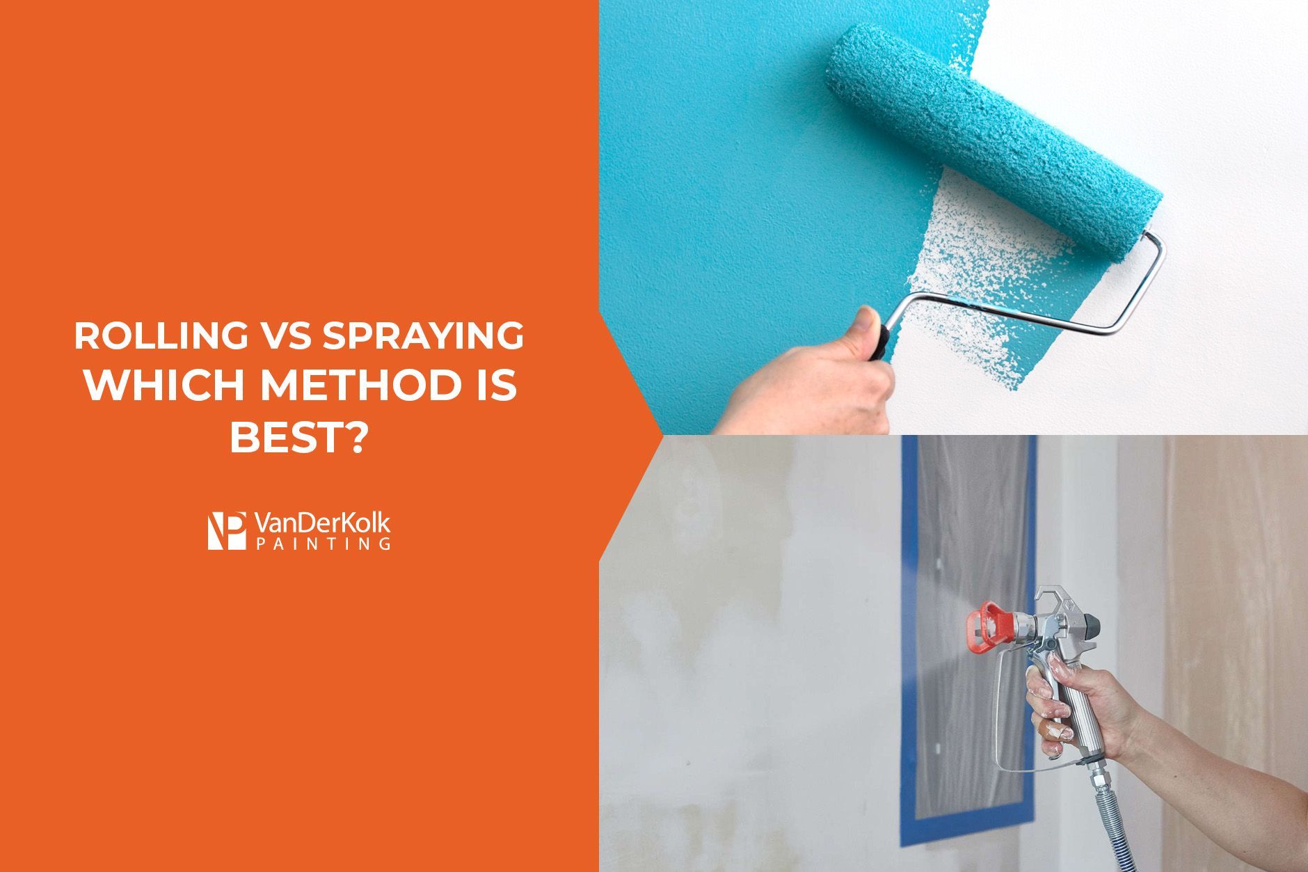 Rolling vs. Spraying Paint