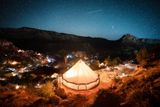 Zion Glamping tent interior