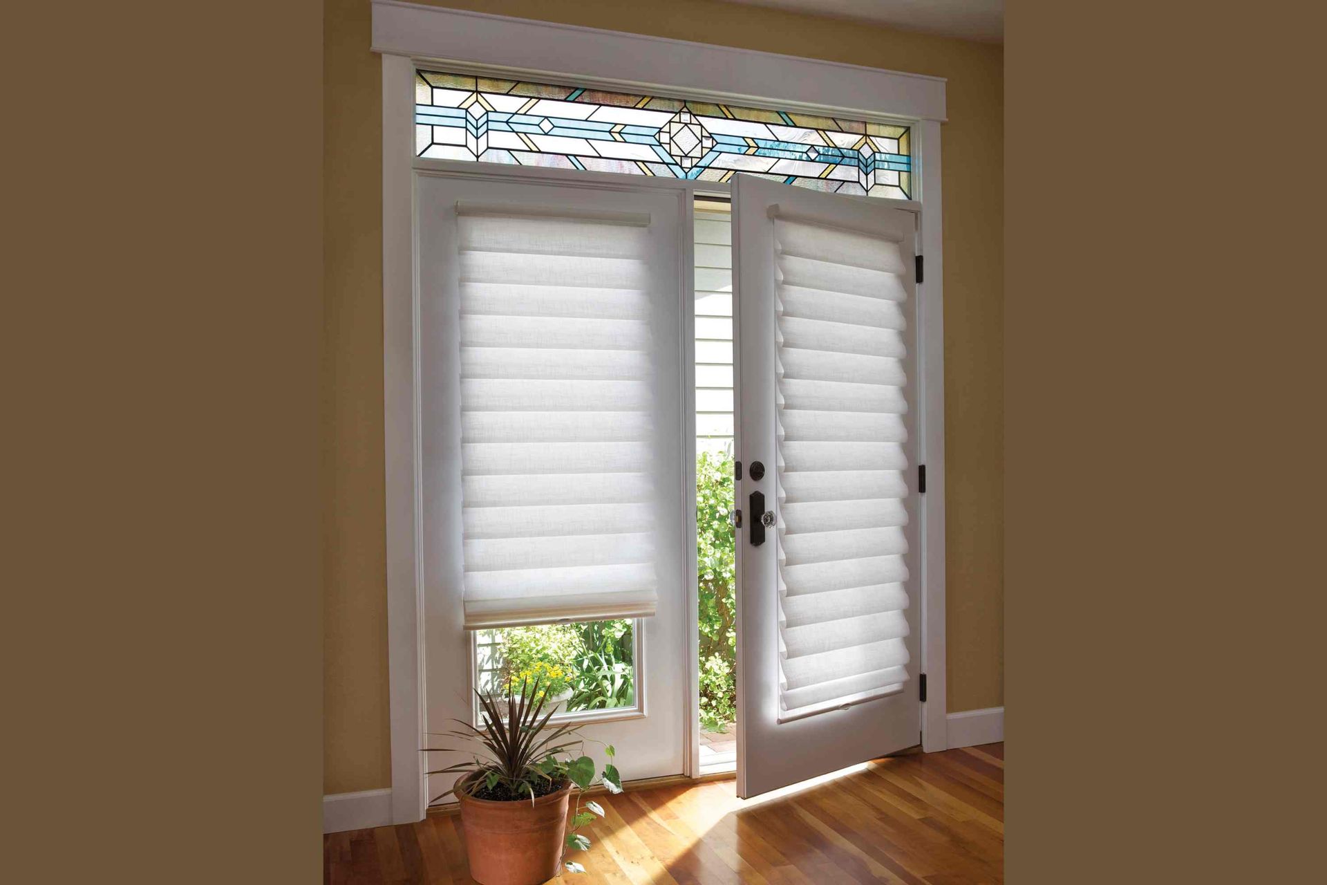 Best Blinds and Shades for French Doors | Interior Views