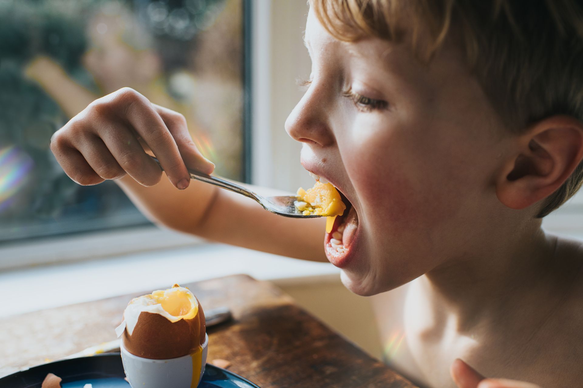 Child Eating Egg | Long Beach, CA | Mozena Medical