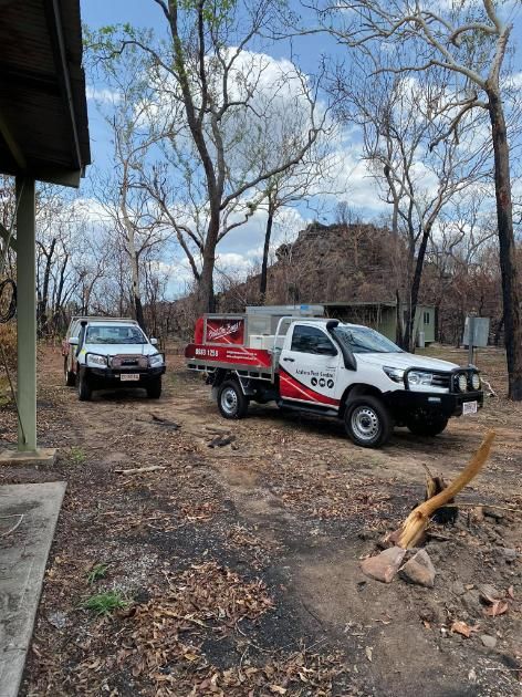 Pest Control Trucks Providing Pest Control Services — Arafura Pest Control Darwin In Halls Creek, WA
