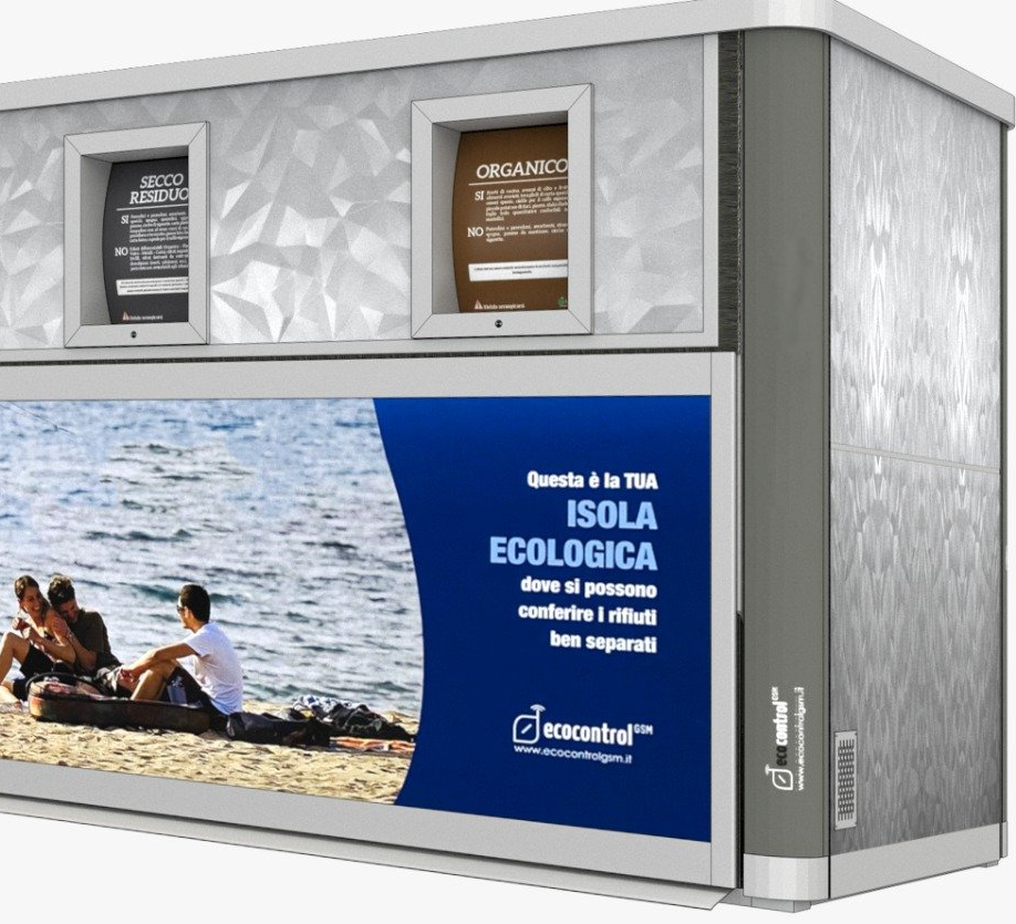 isola ecologica 5 moduli grafica personalizzabile