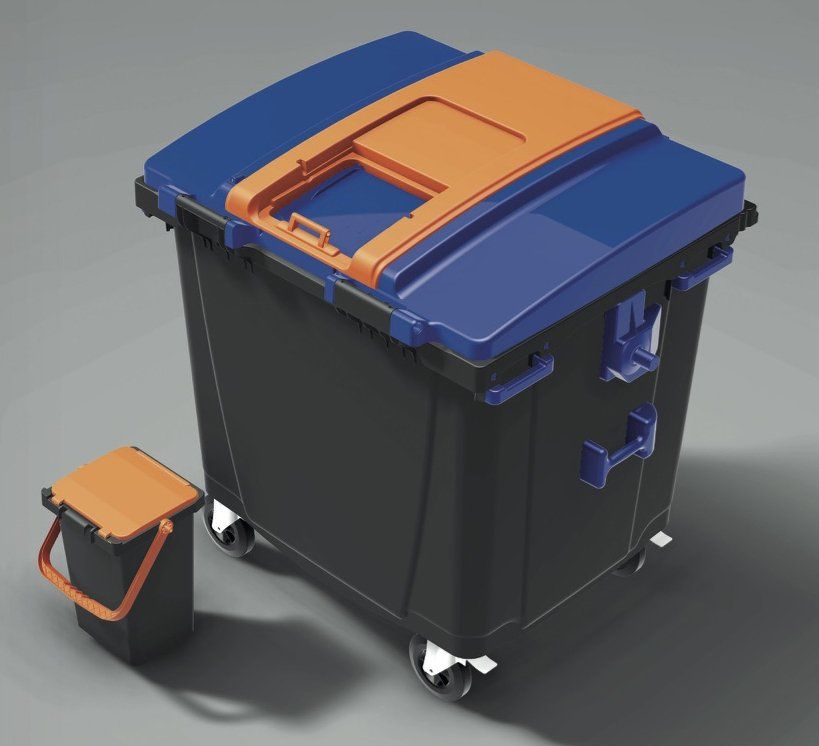 sistema colombo cassonetto da 1100 lt