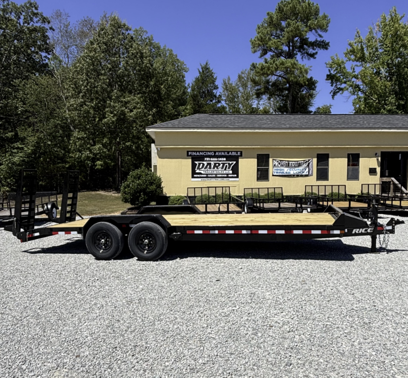 7' x 20' + 2 Equipment Trailer