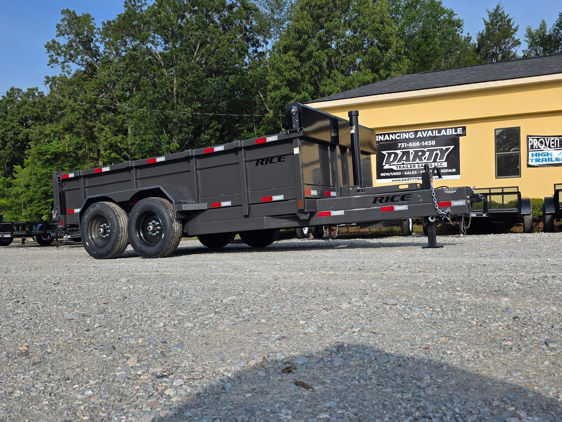 Gray Rice 16K Dump Trailer