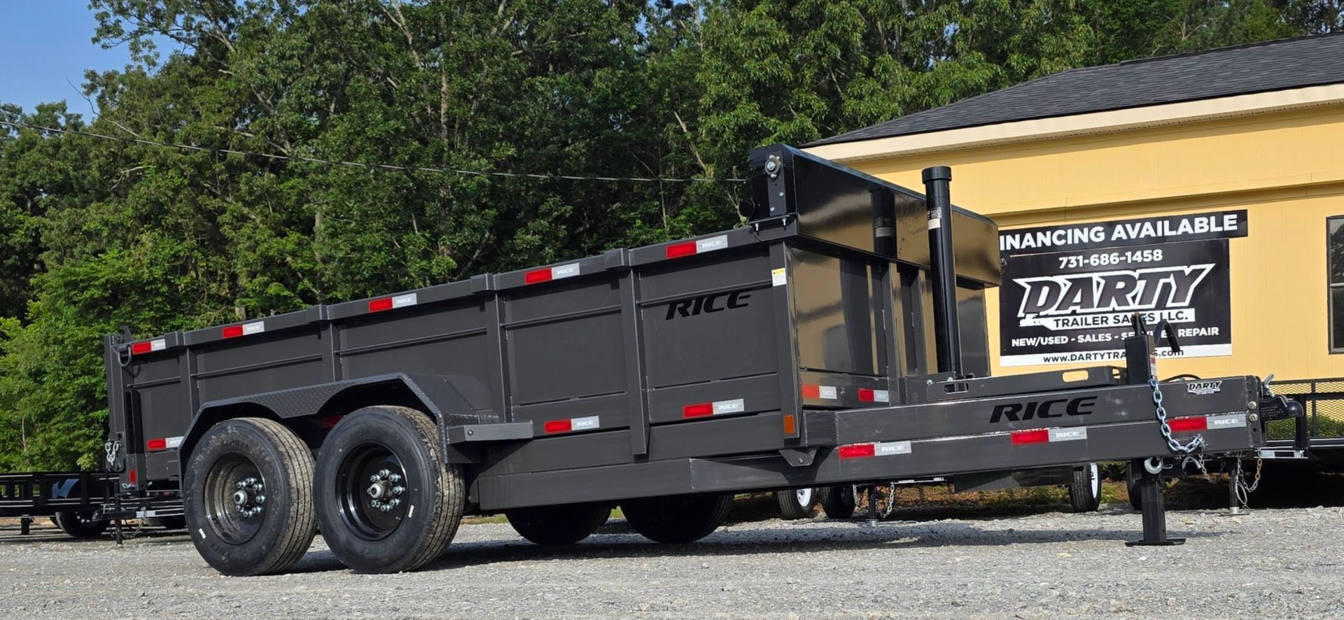 Gray Rice 16K Dump Trailer