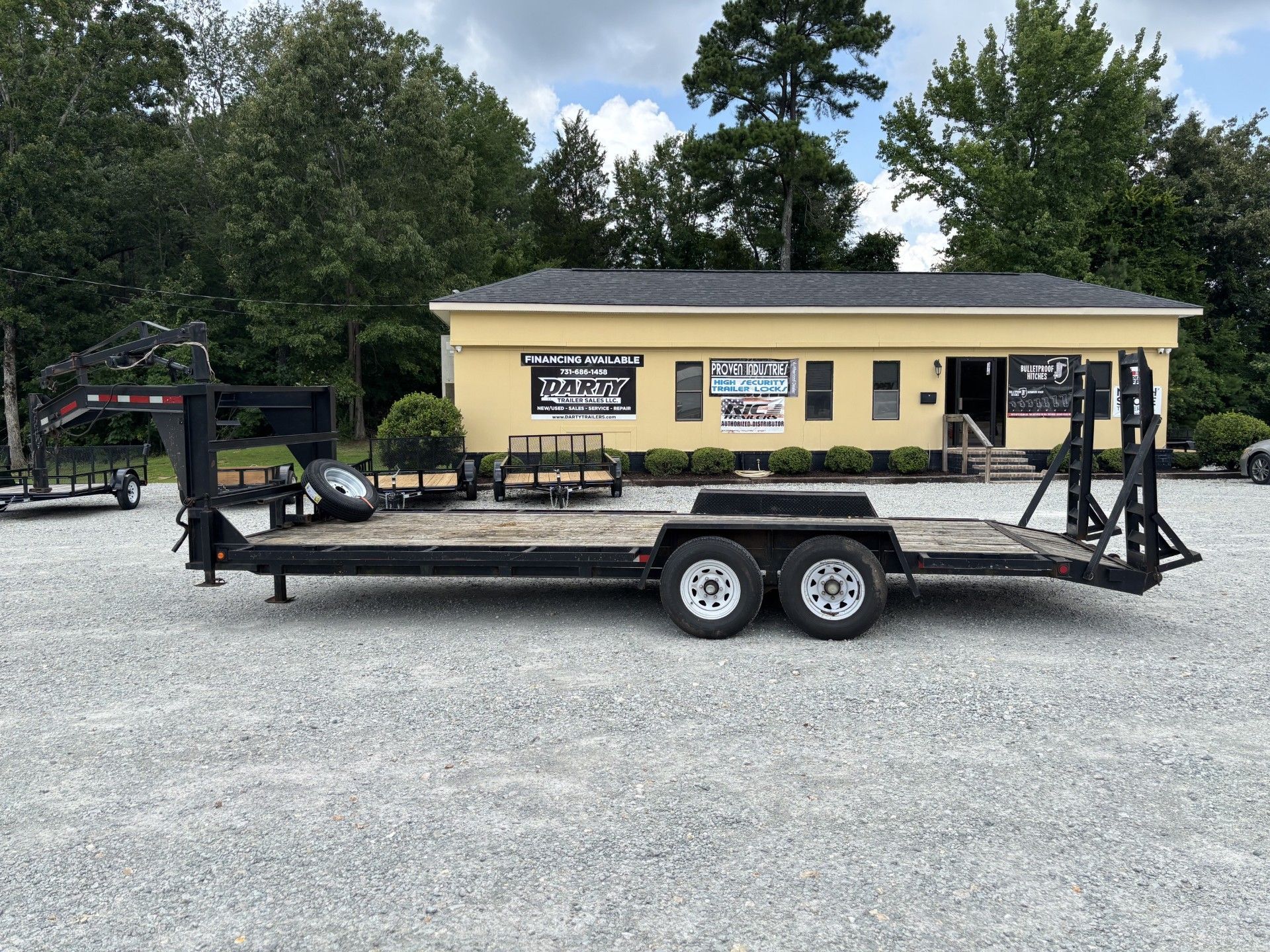 24ft equipment gooseneck 