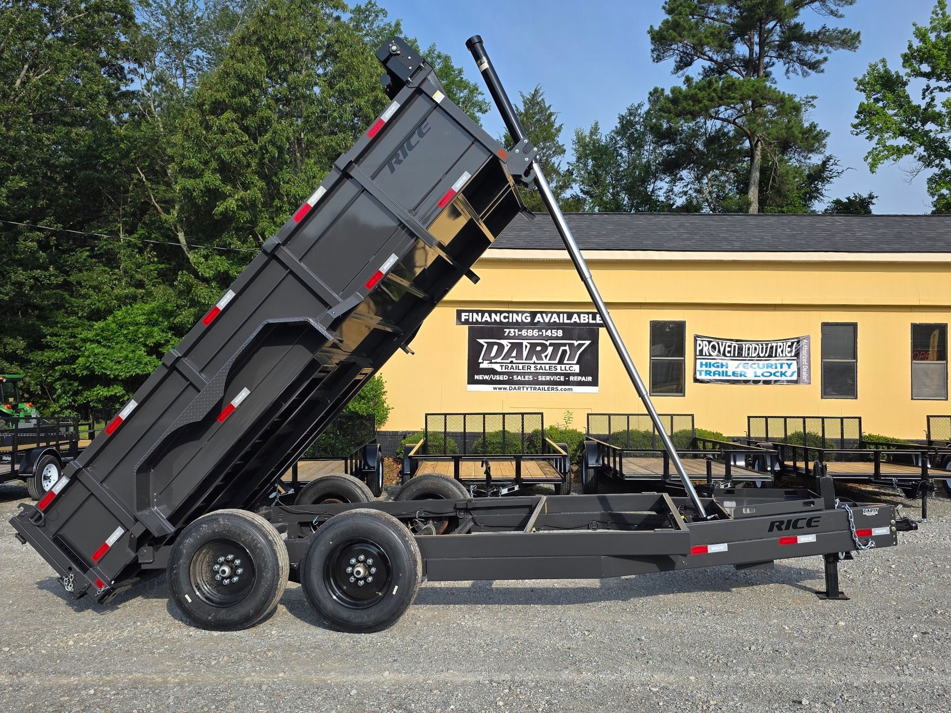 Gray Rice 16K Dump Trailer