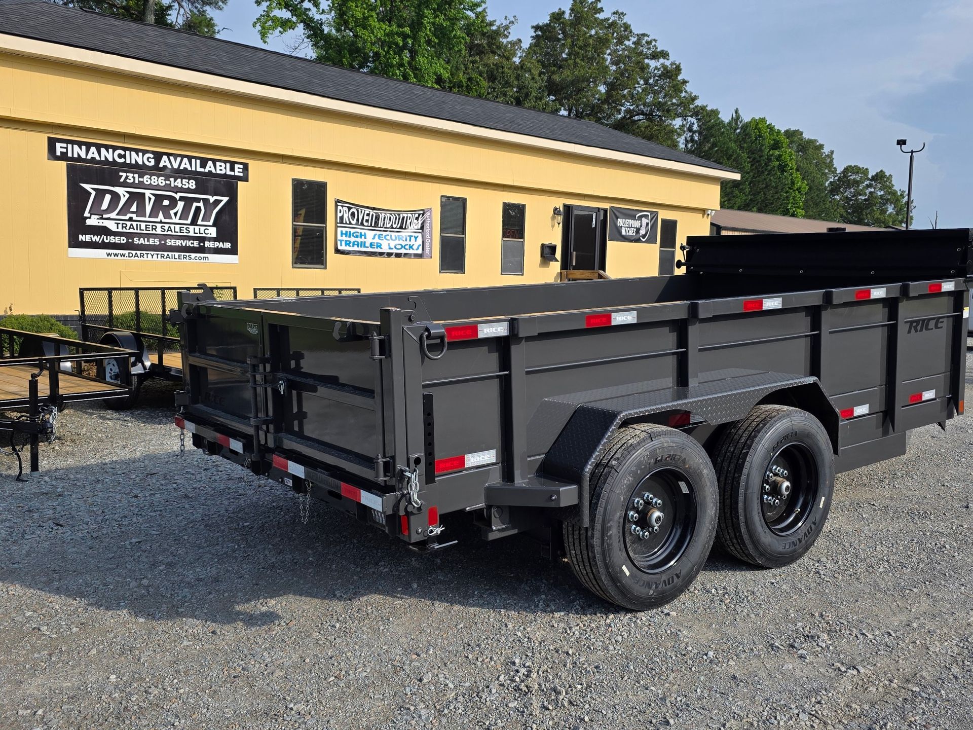Gray Rice 16K Dump Trailer