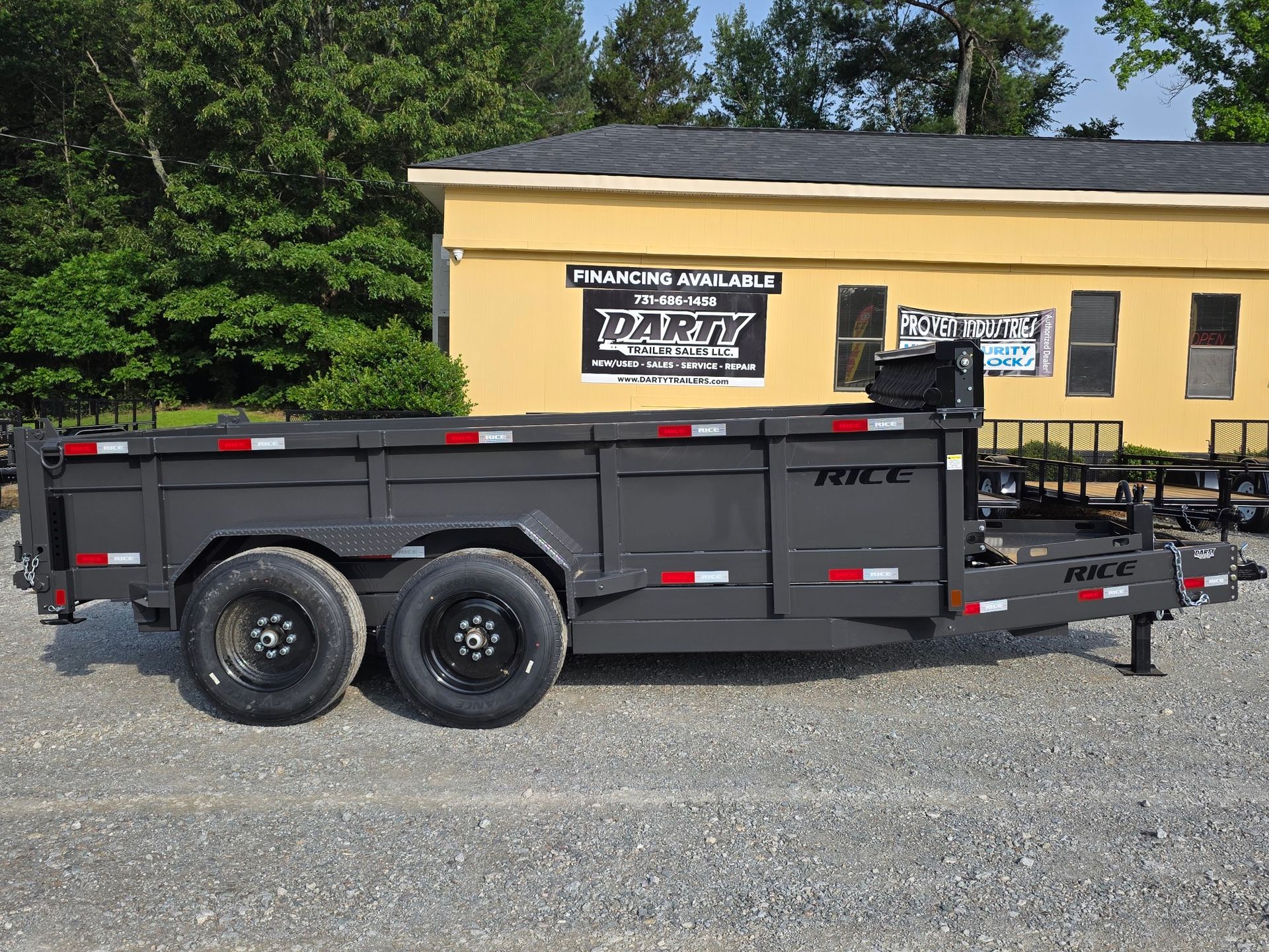 Gray Rice 16K Dump Trailer