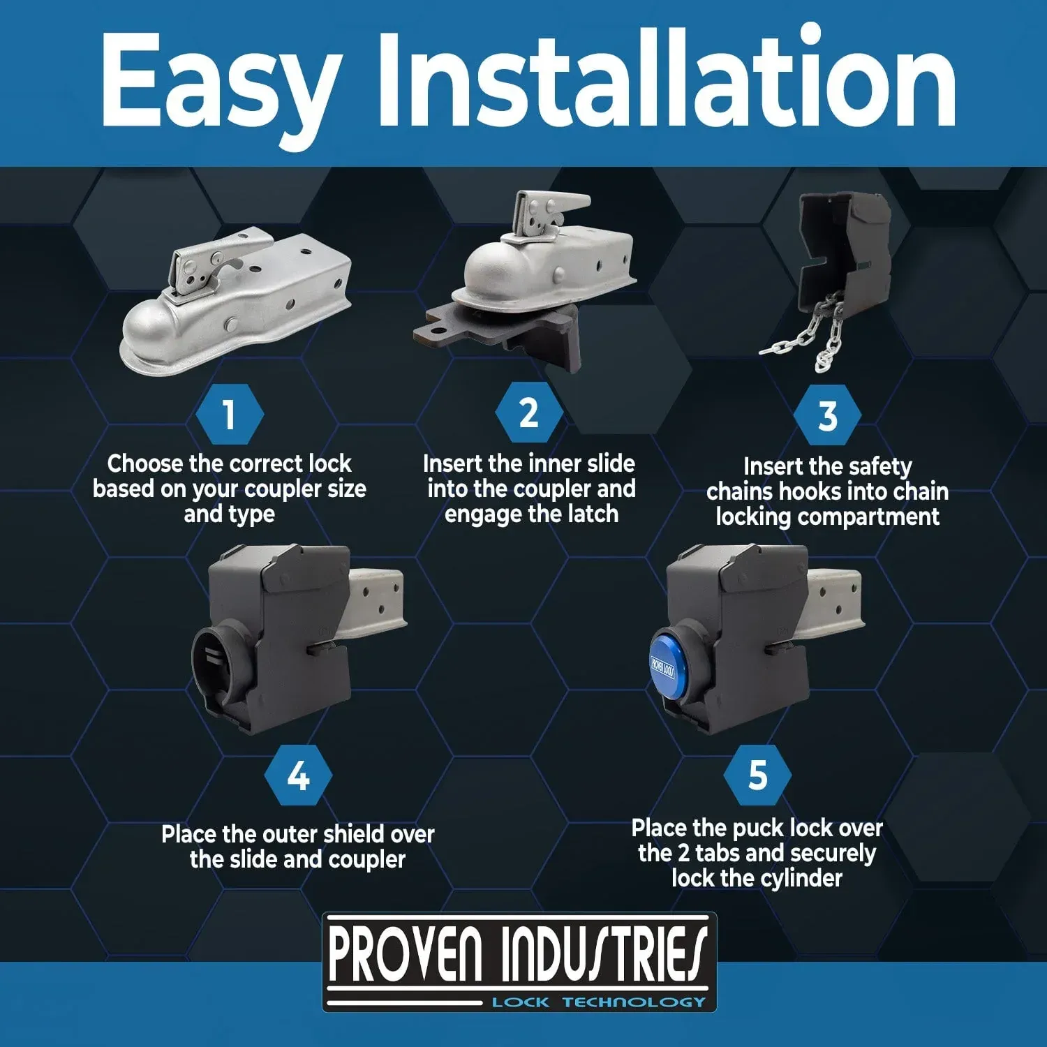 Bulletproof hitches: Proven Lock Model 2178