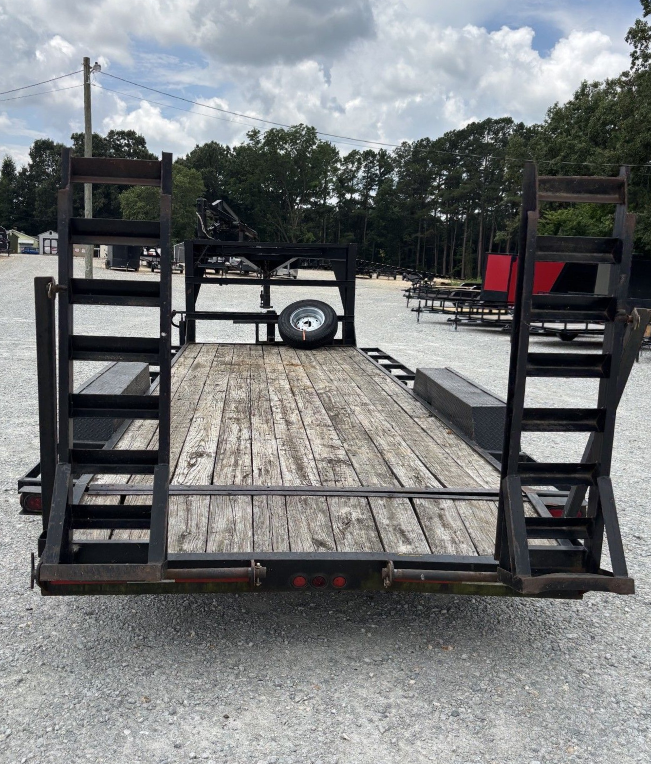 24ft equipment gooseneck 