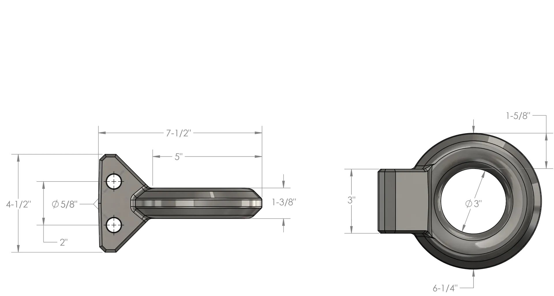 BulletProof Hitches Loop (Lunette Ring)