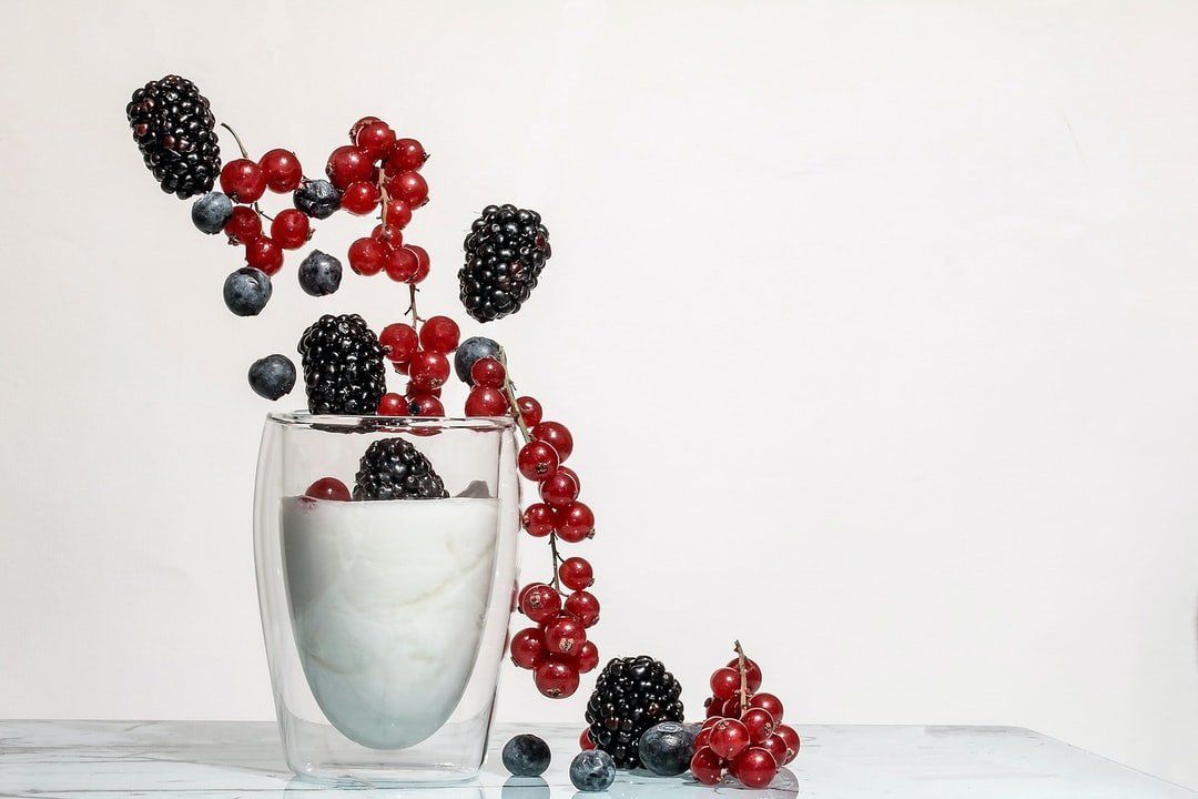 A Glass With Fruits