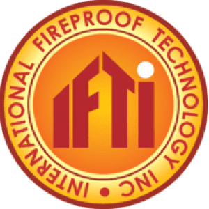 A logo for ifti international fireproof technology inc.