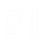 A white line drawing of a telephone on a white background.