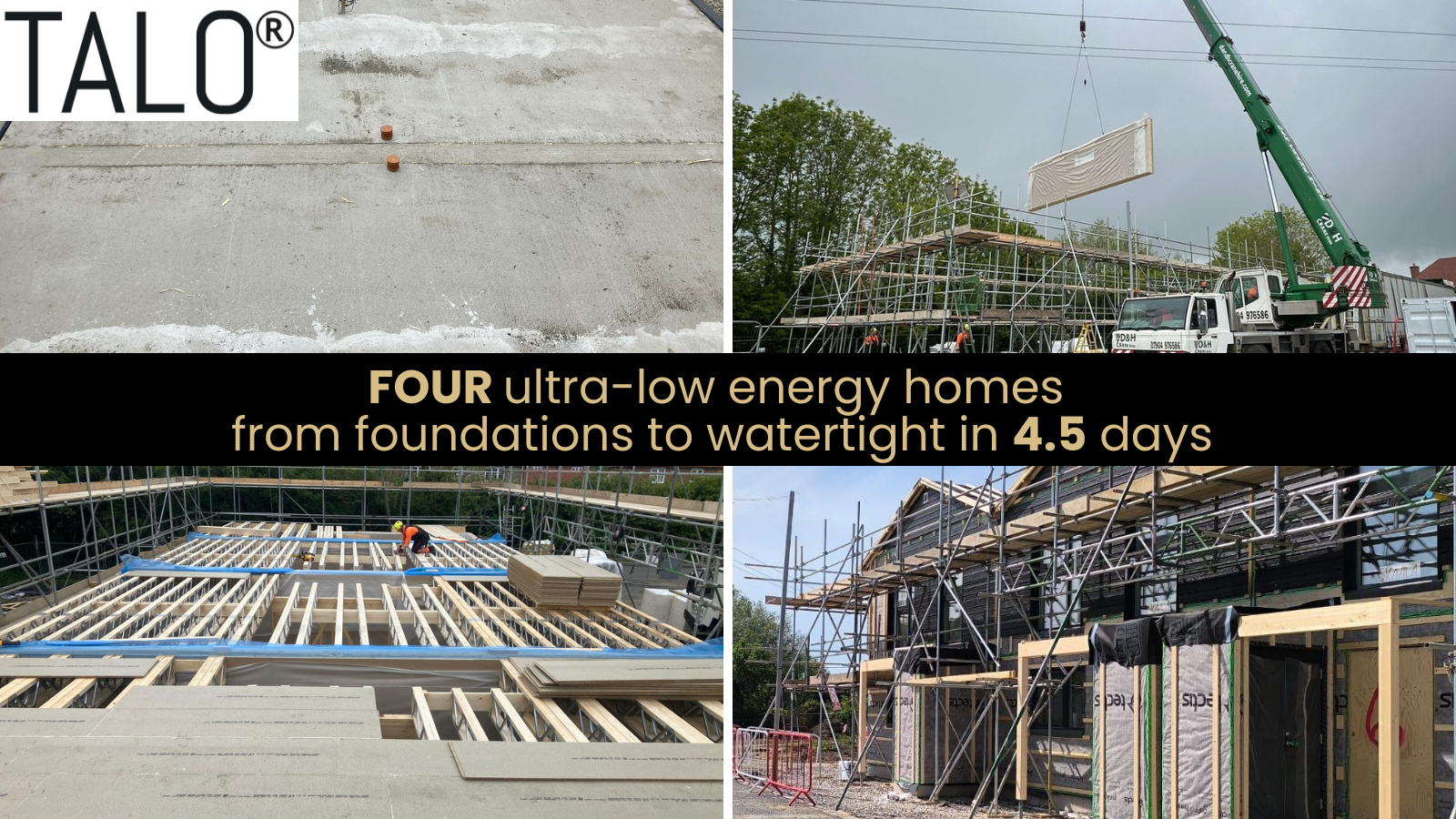 First homes for Lucy Developments installed by TALO in less than one week