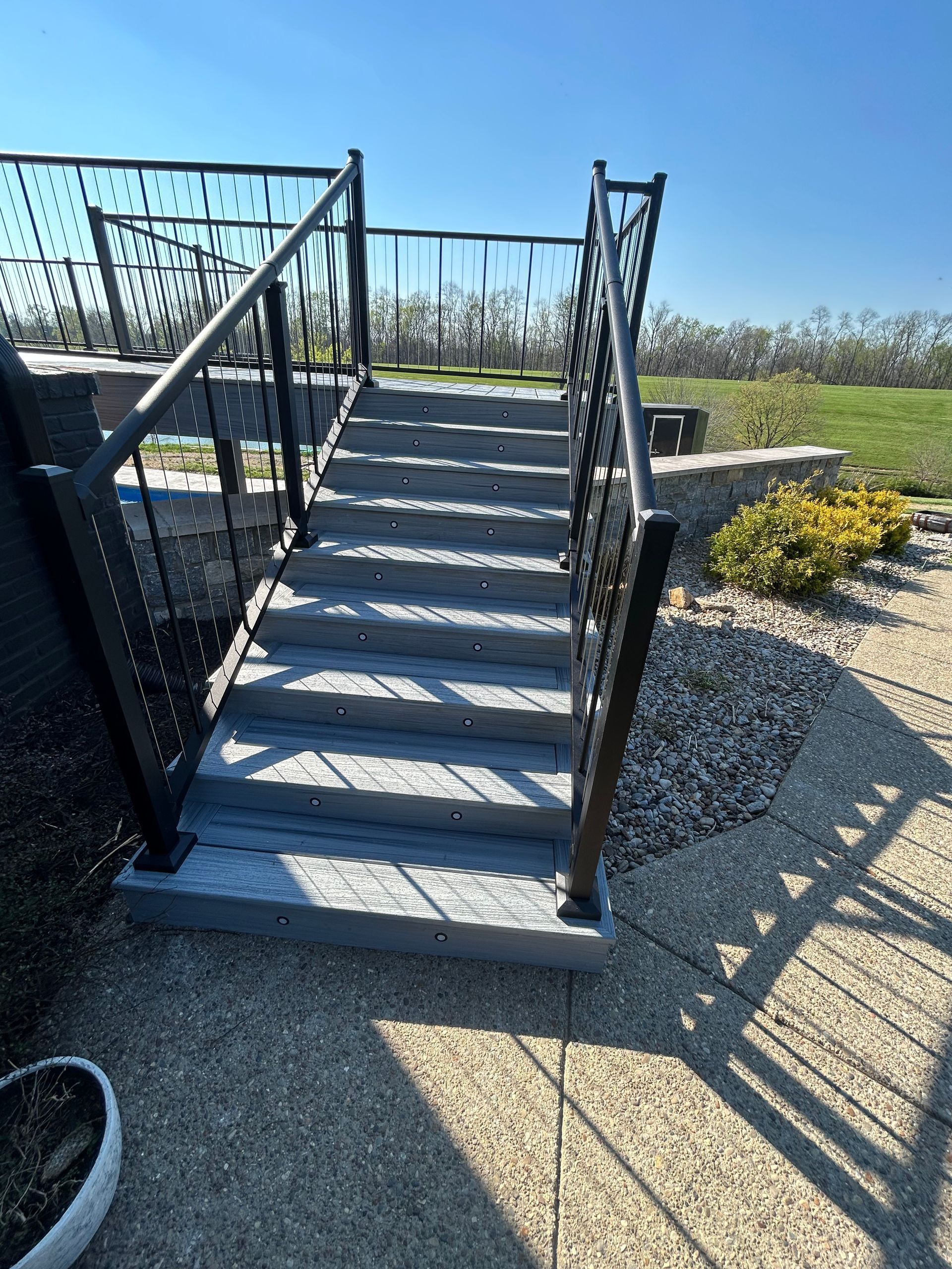 Deck renovation before-and-after transformation in Oldham Coun