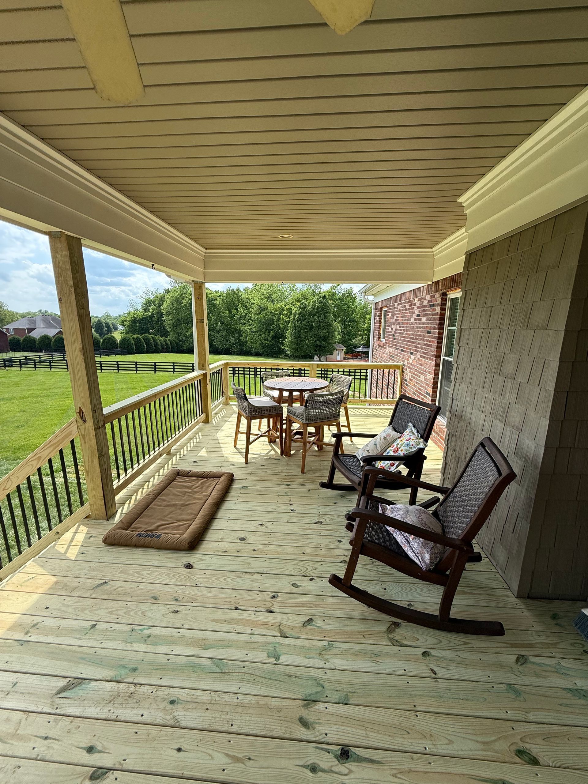 Deck renovation before-and-after transformation in Shelbyvi