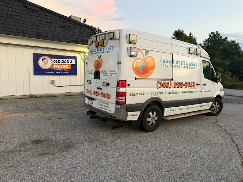 Peach State HVAC repair van