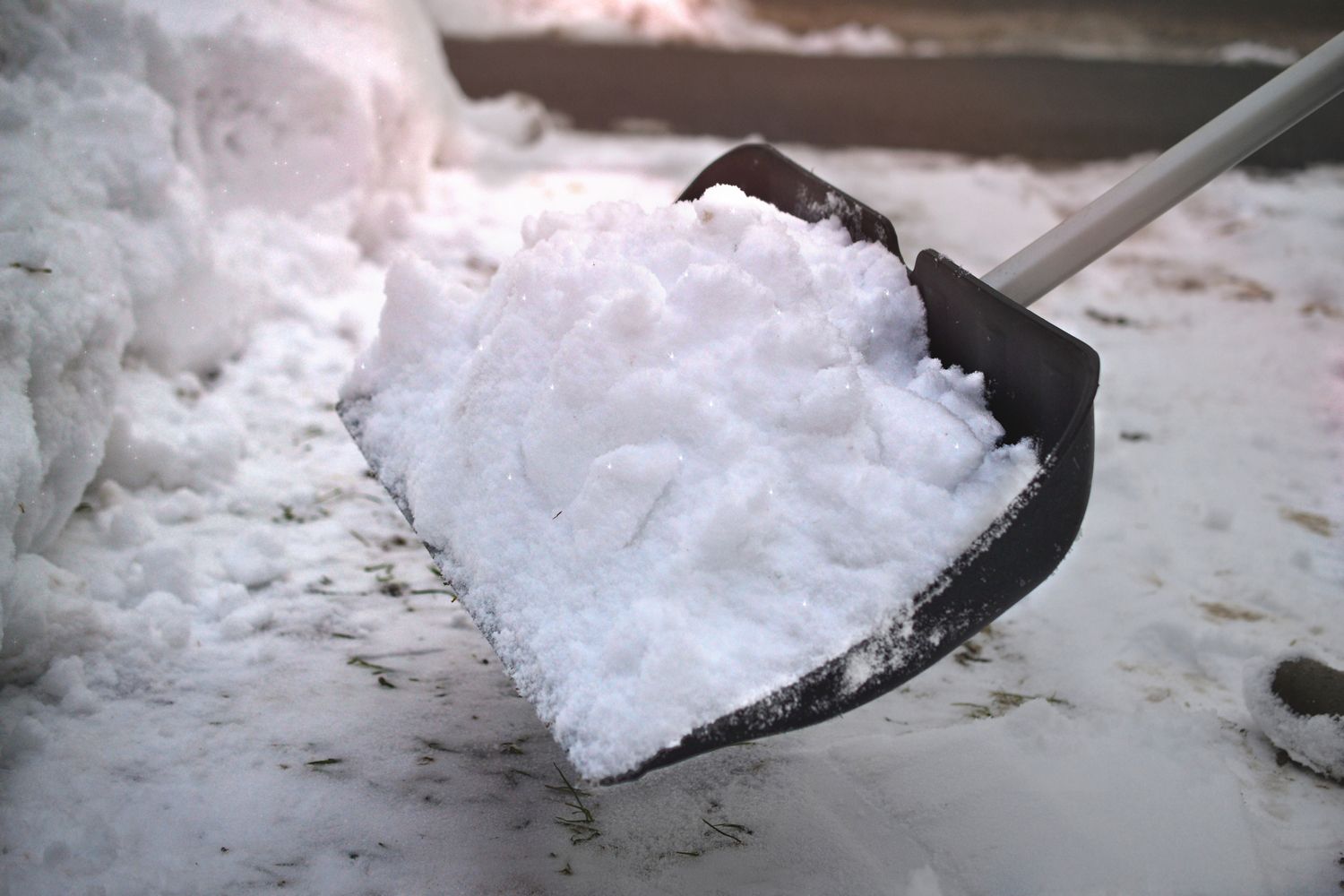 Snow On The Shovel — Chelsea, ME — AK Lawn & Landscape LLC