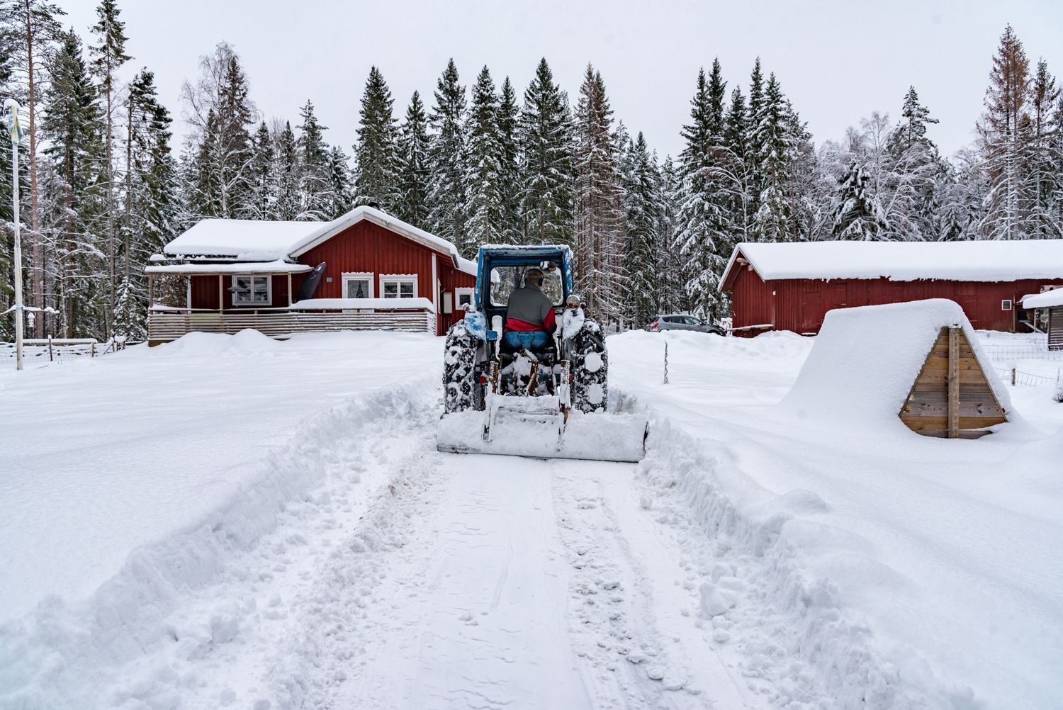 Snow Plowing — Chelsea, ME — AK Lawn & Landscape LLC