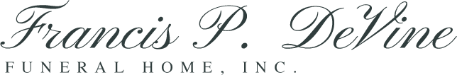The logo for sample funeral home is shown on a white background.