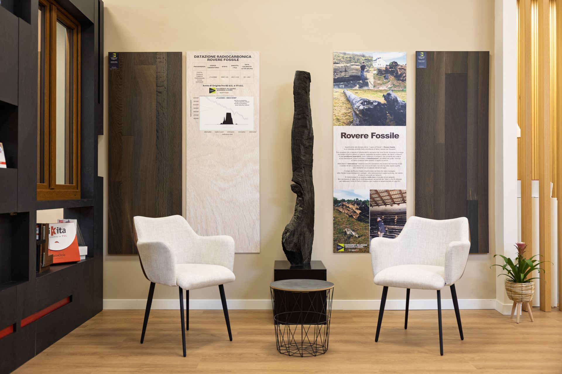esposizione parquet e porte in legno