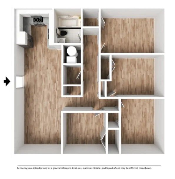 4 Bedroom Floor Plan