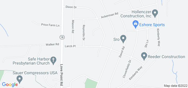 Map of business location